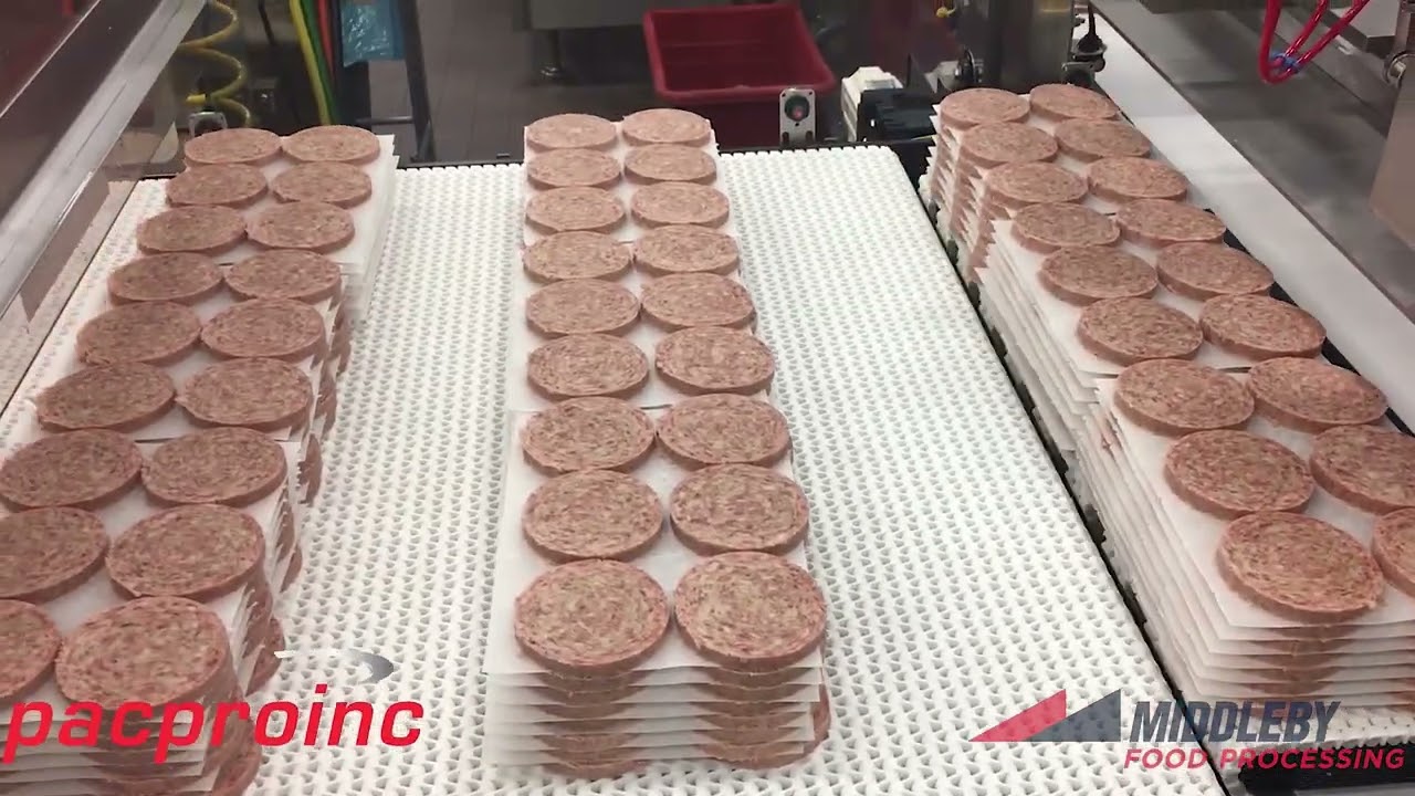 Loading Cutlets Sausage Patty Interleaving: Layer Pack & Case Loading - Pacproinc